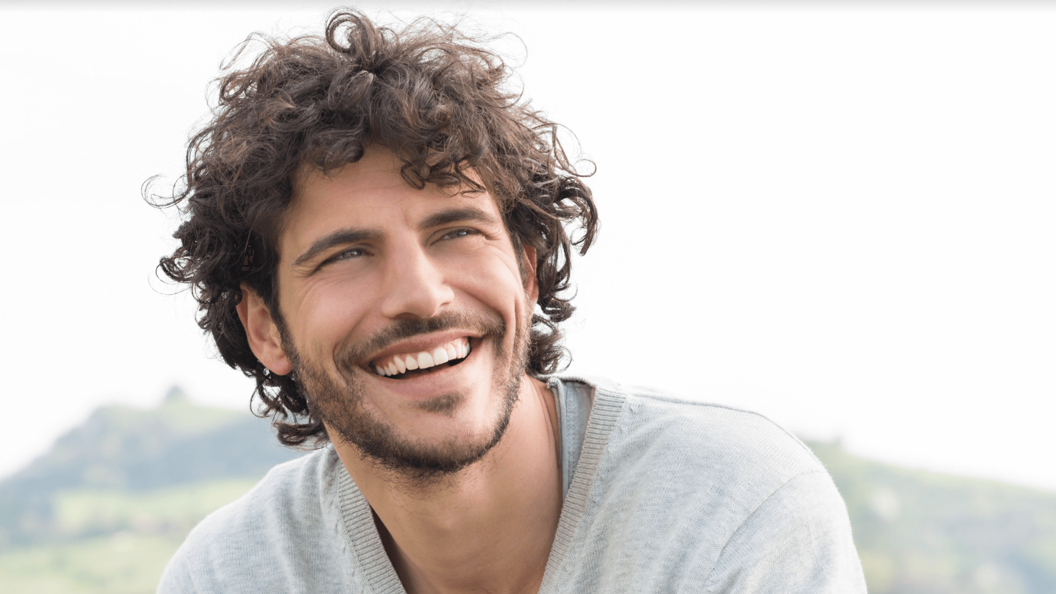 man smiling